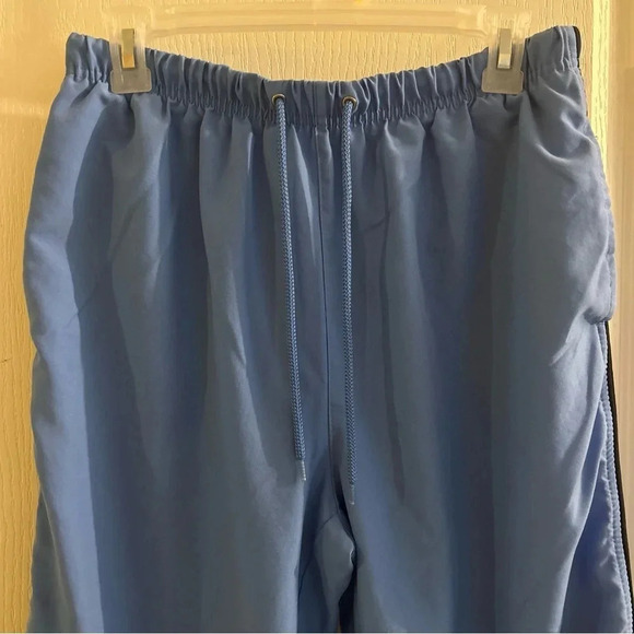 Mountain Lake Blue women’s activewear pants/Capris Medium elastic waist, Pockets - Picture 2 of 6